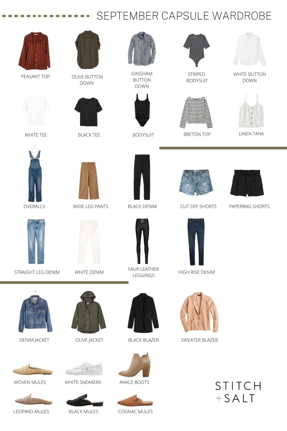 September Capsule Wardrobe