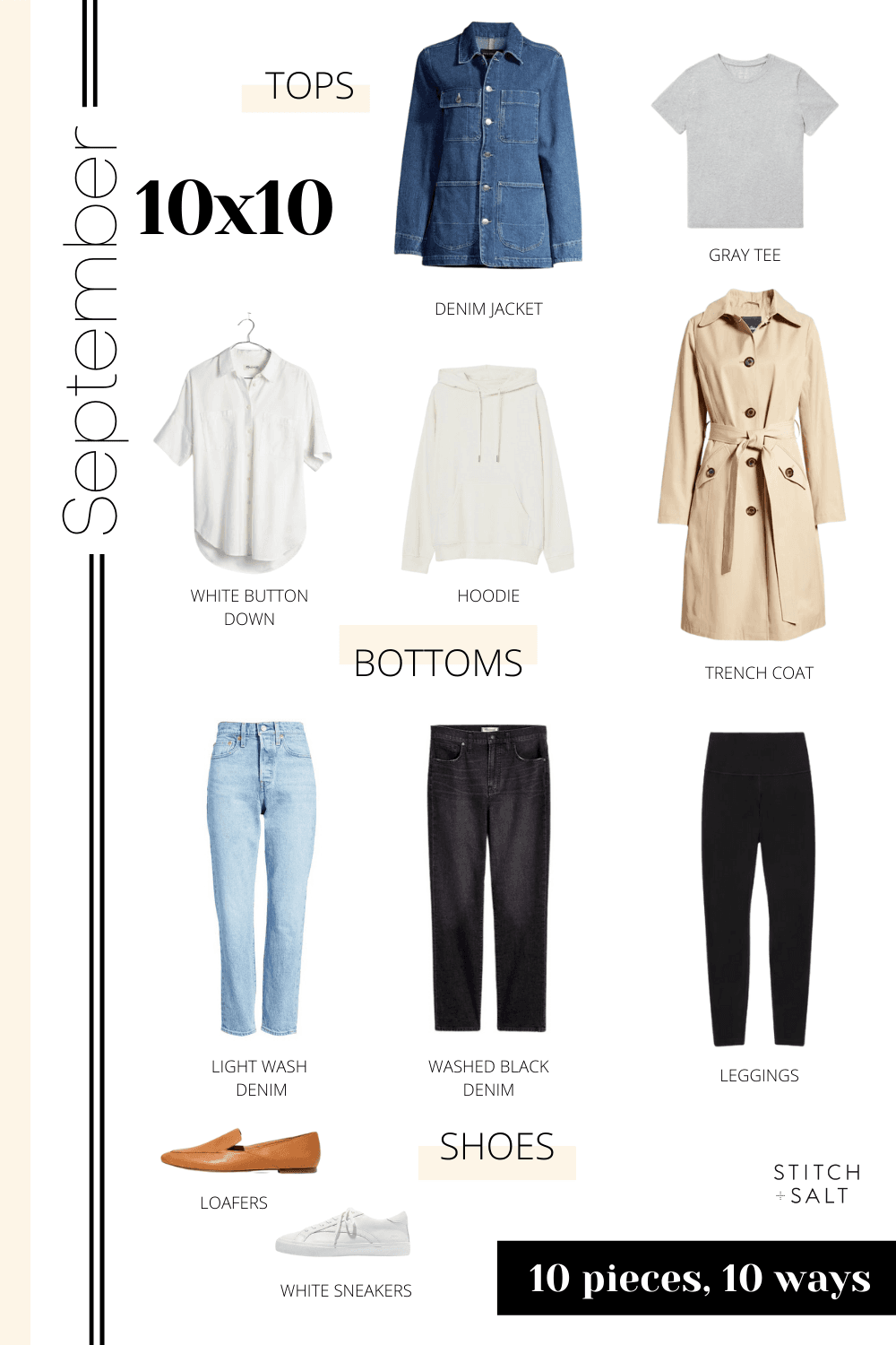September 10×10: A Fall Mini Capsule Wardrobe