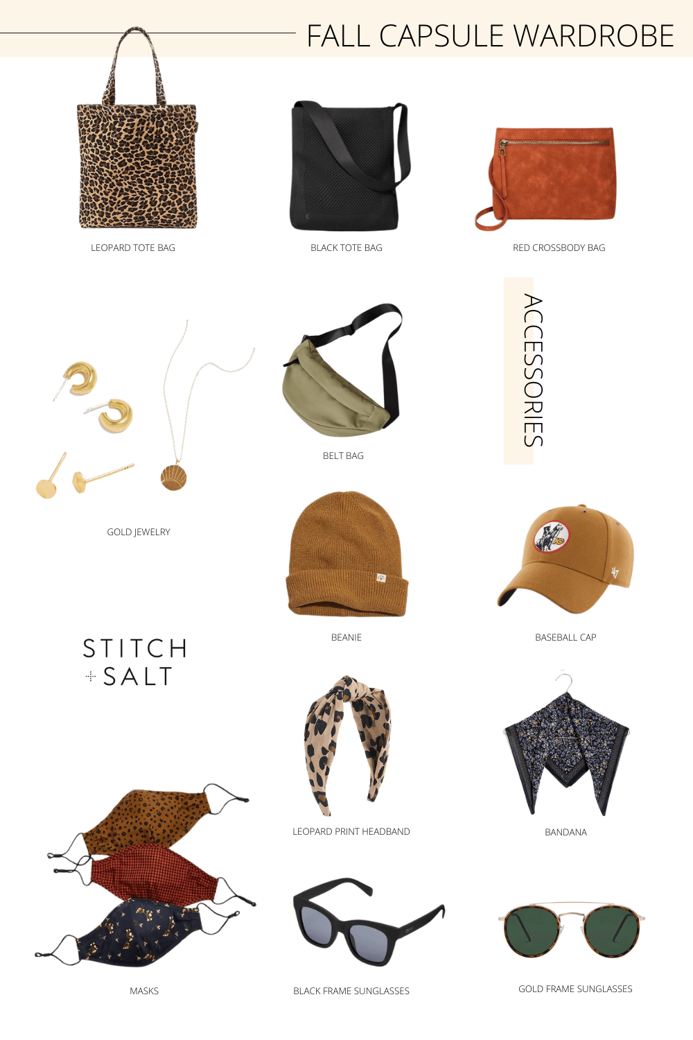 Fall Capsule Wardrobe Accessories