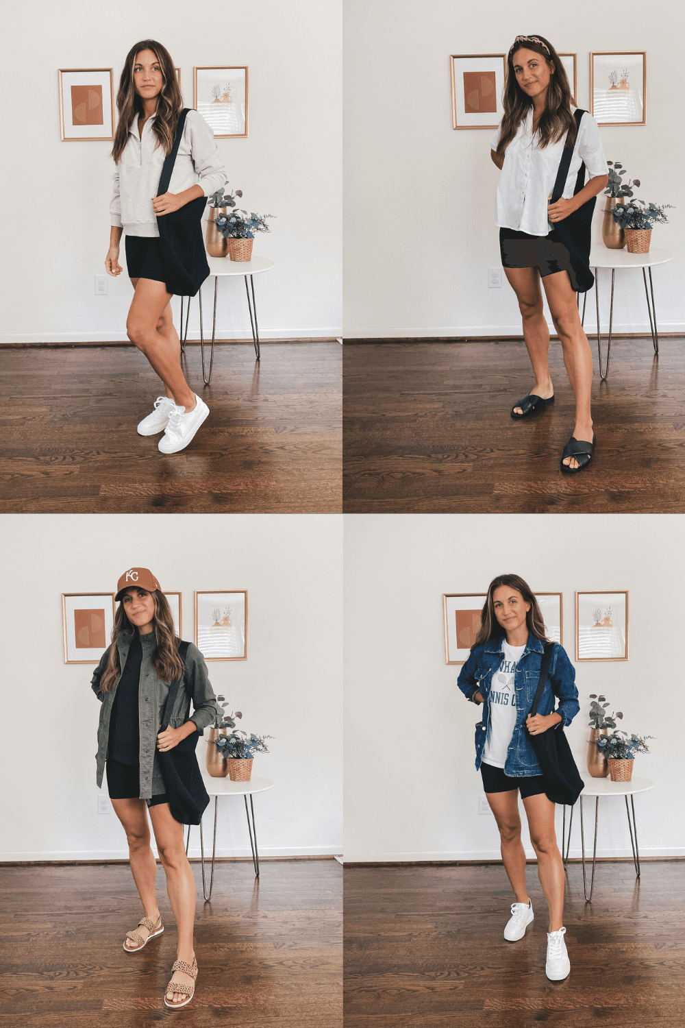 How To Style Biker Shorts For Early Fall