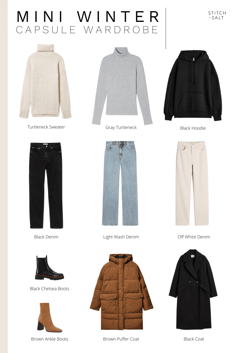 Mini Winter Capsule Wardrobe
