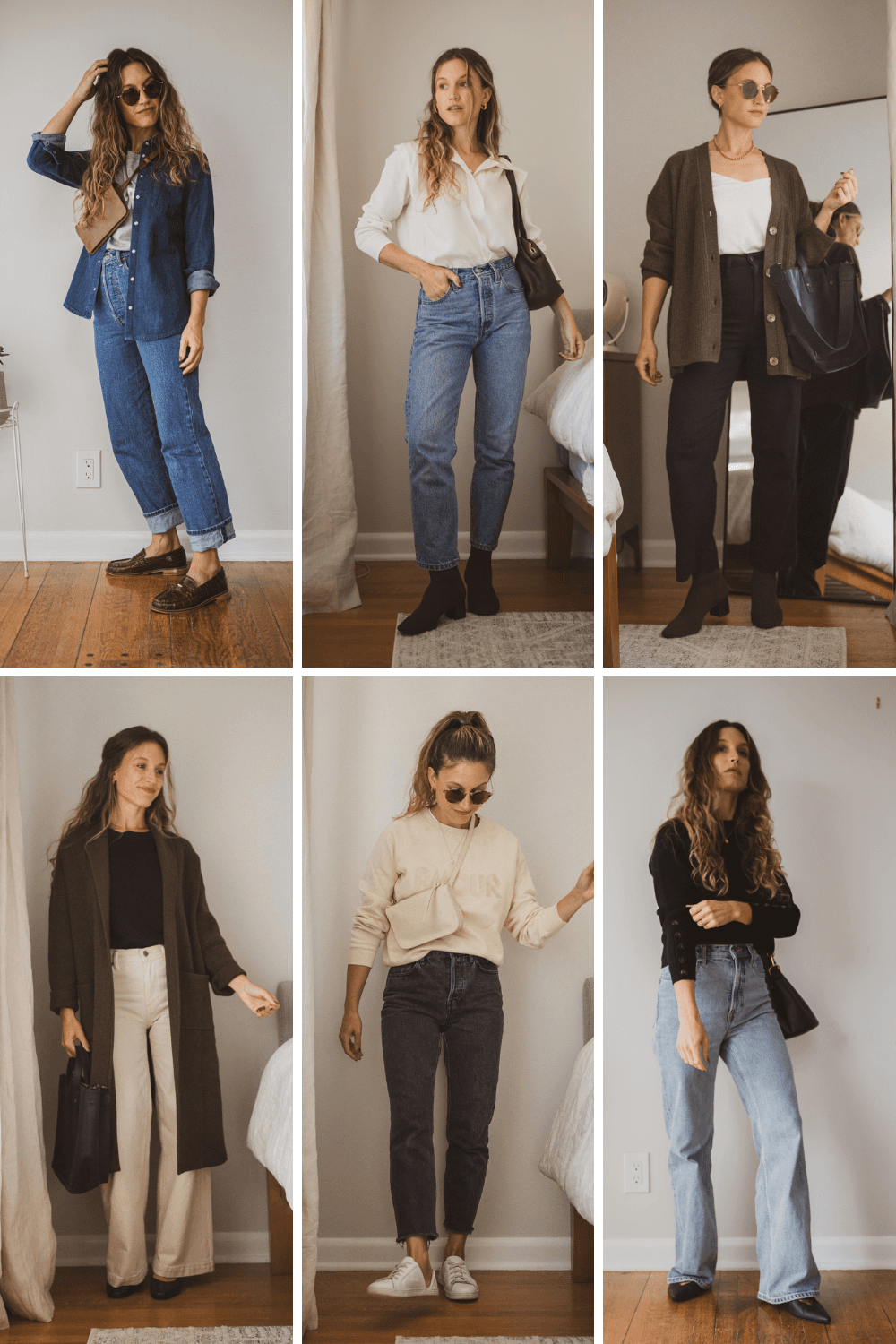 Fall Capsule Wardrobe Week One Outfits