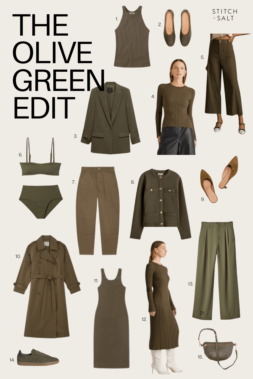 The Olive Green Edit
