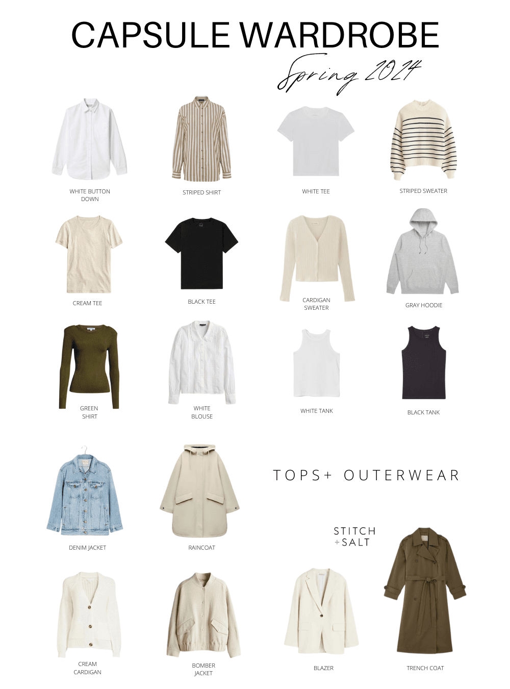 Spring Capsule Wardrobe 2024
