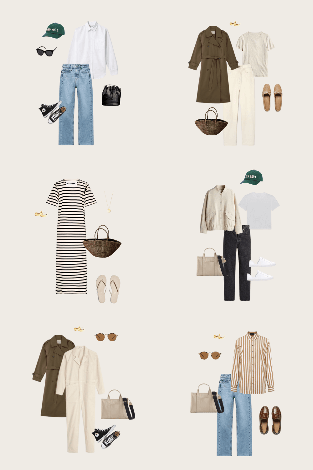 Spring Capsule Wardrobe Outfit Ideas