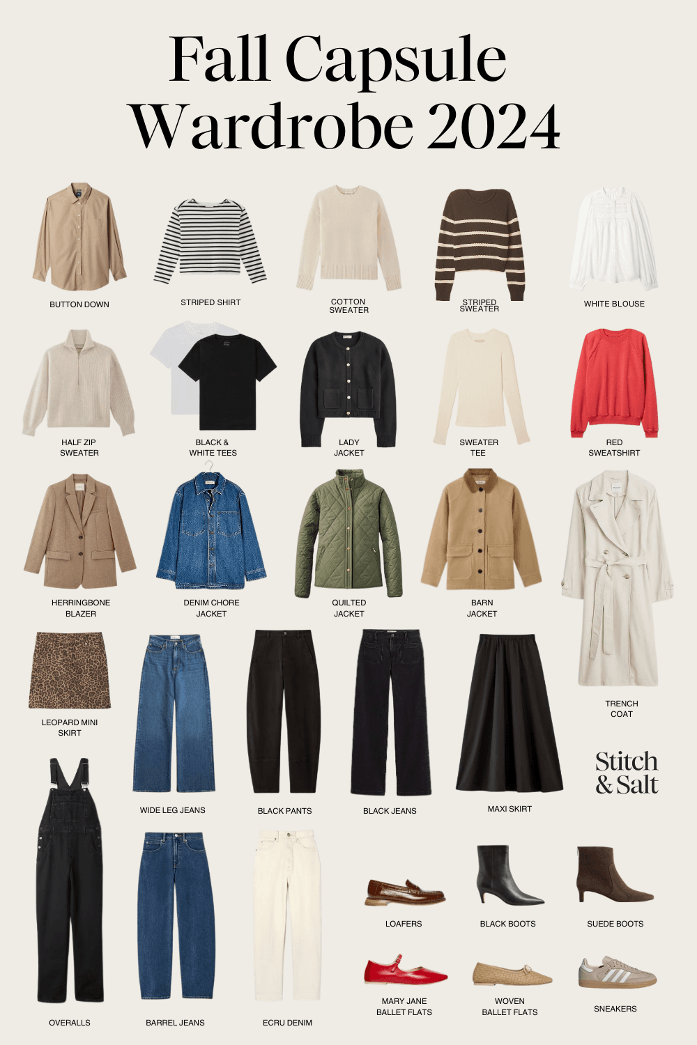 Fall Capsule Wardrobe 2024