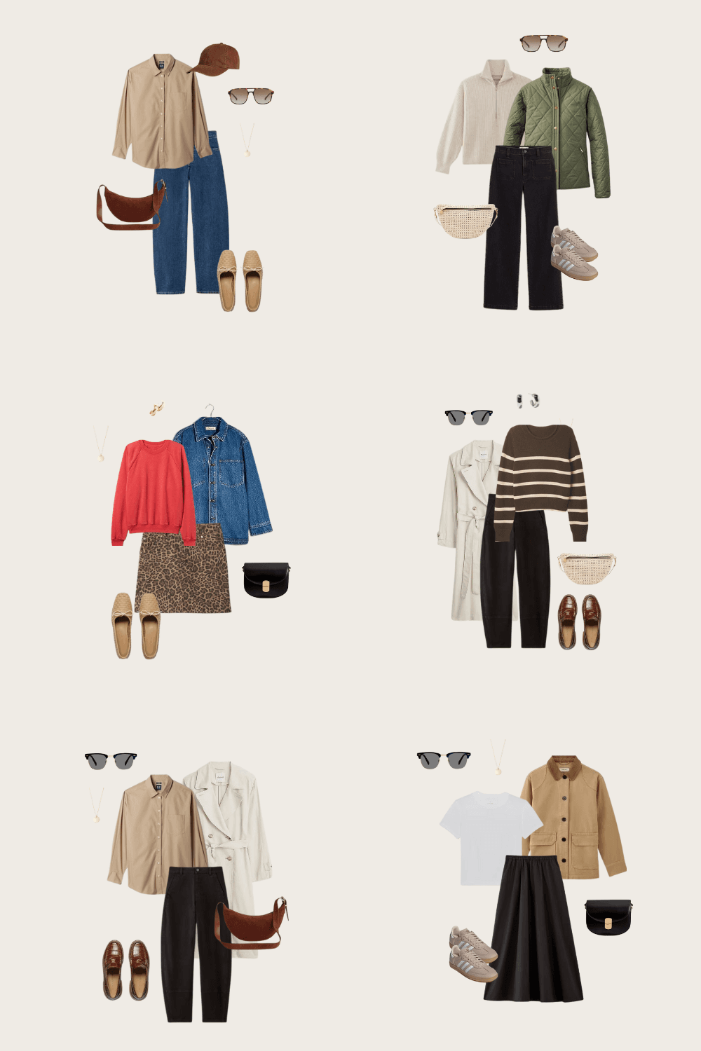 Fall Capsule Wardrobe 2024 Outfit Ideas