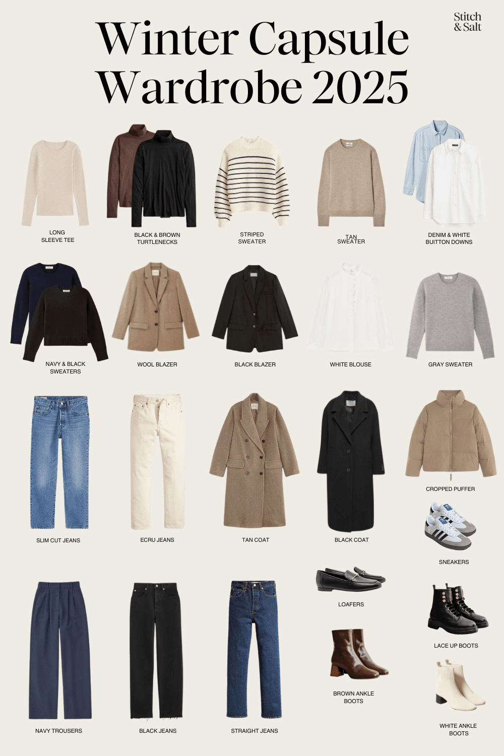 Winter Capsule Wardrobe 2025