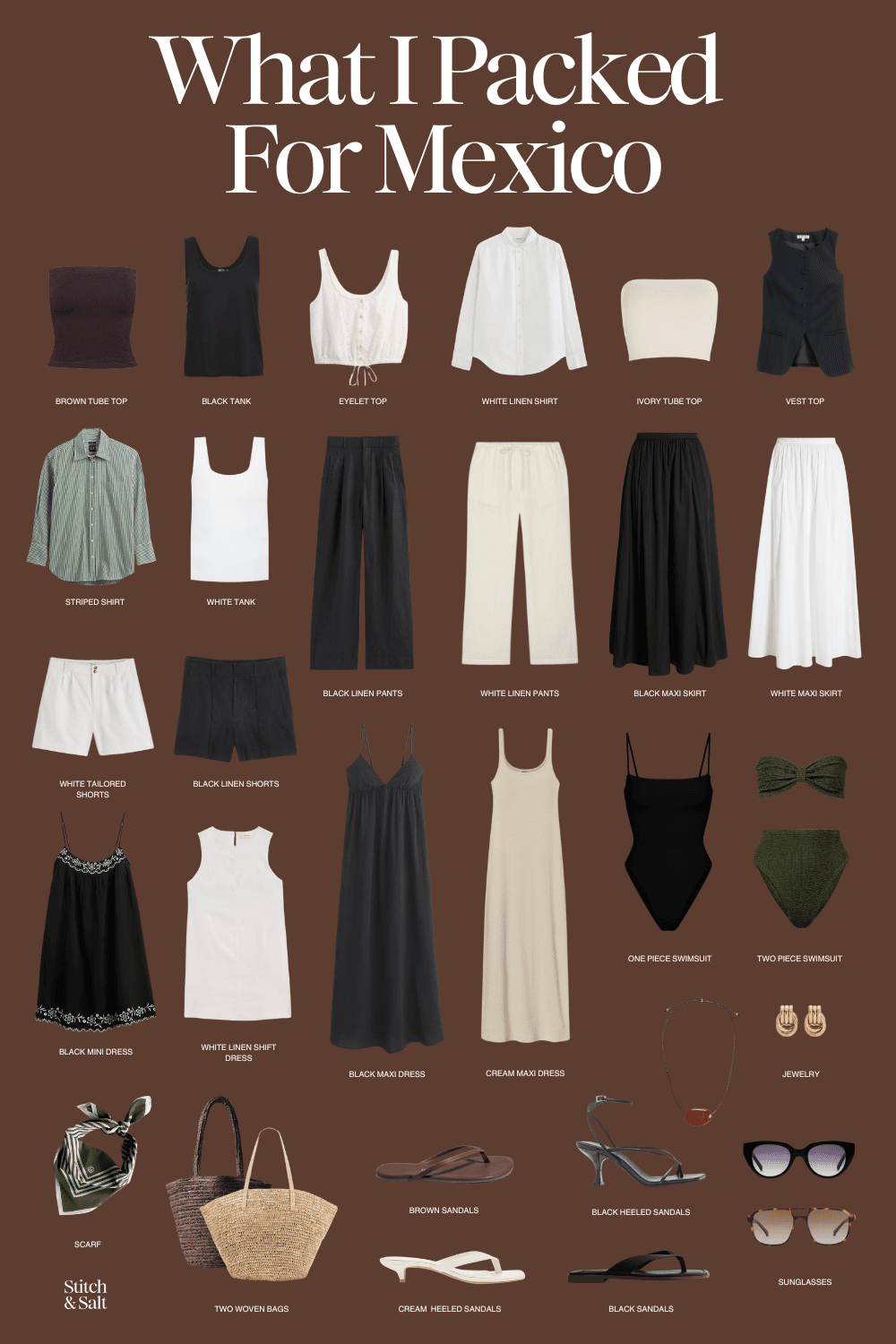 My Mexico Packing List
