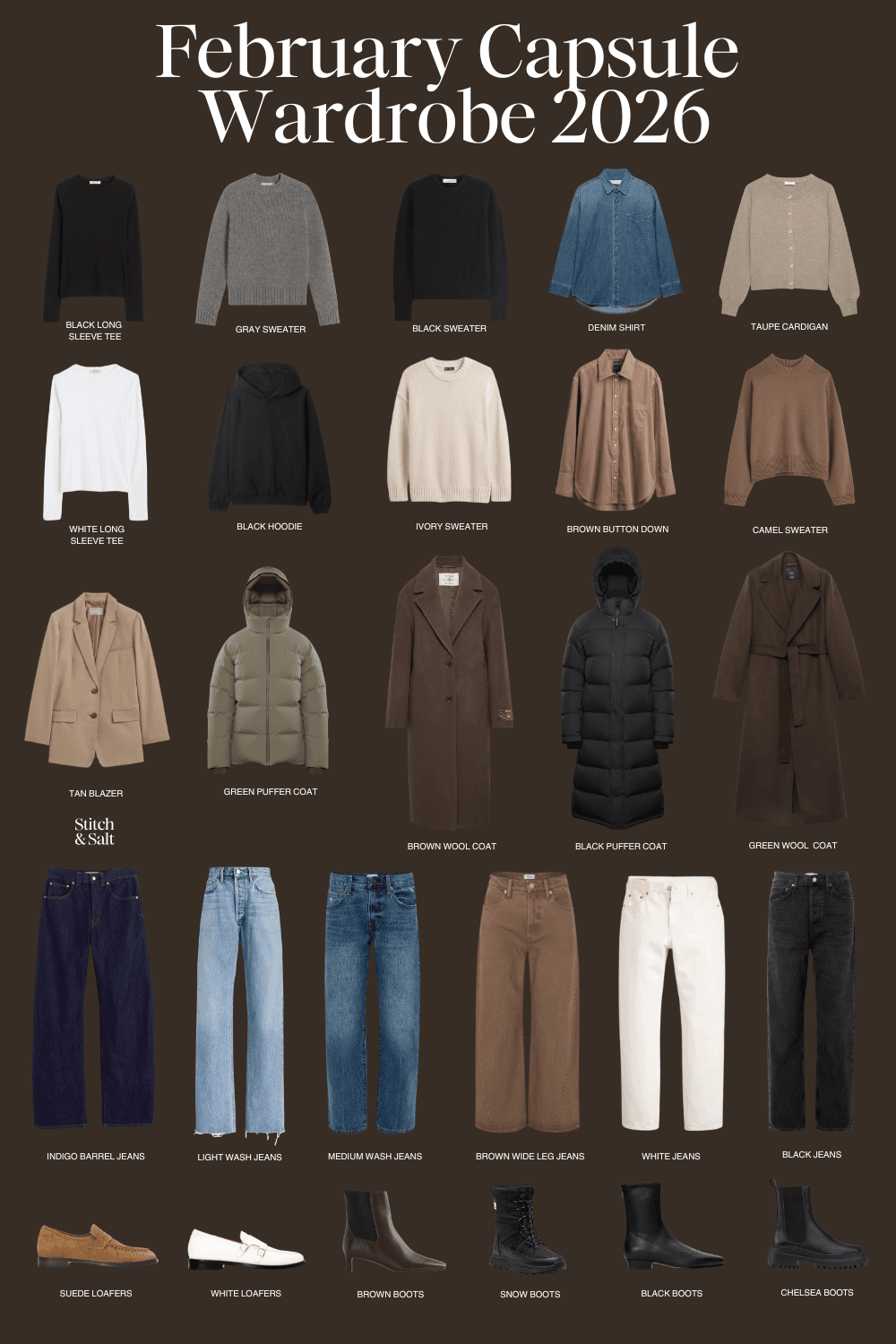 Winter Capsule Wardrobe: February 2026