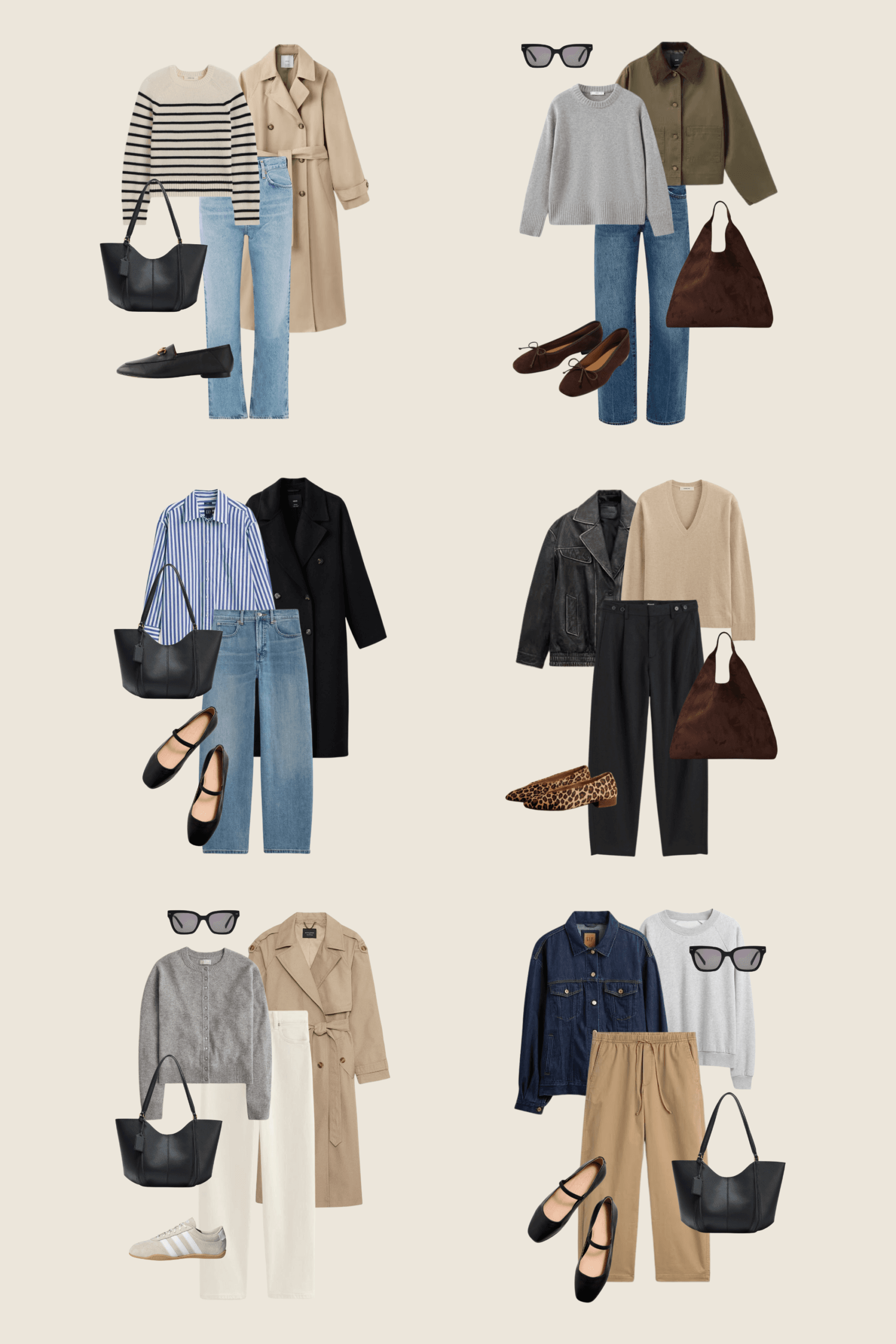 Casual Chic Outfits For 50 Degree Weather