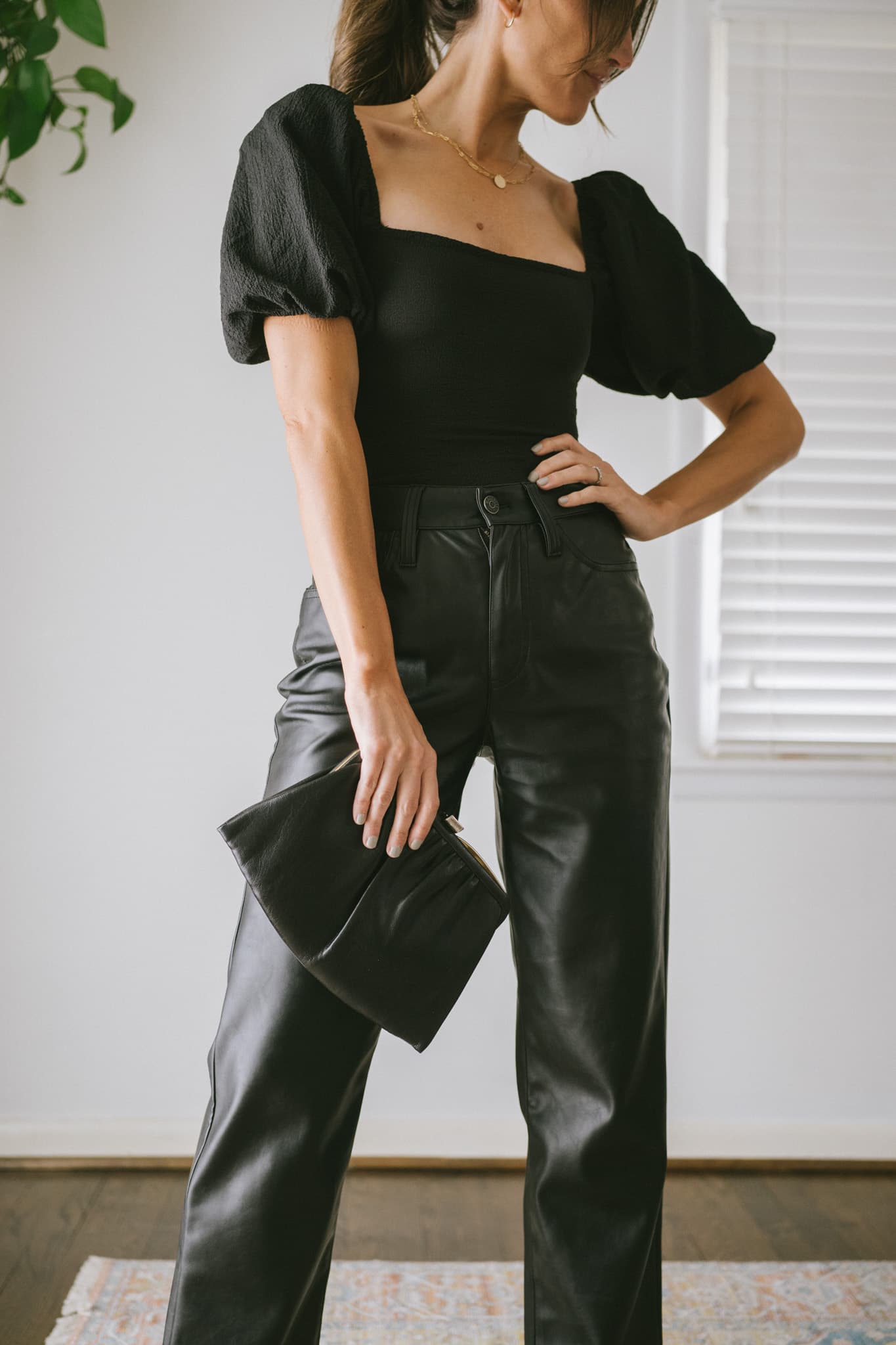 Three Ways To Style Faux Leather Pants