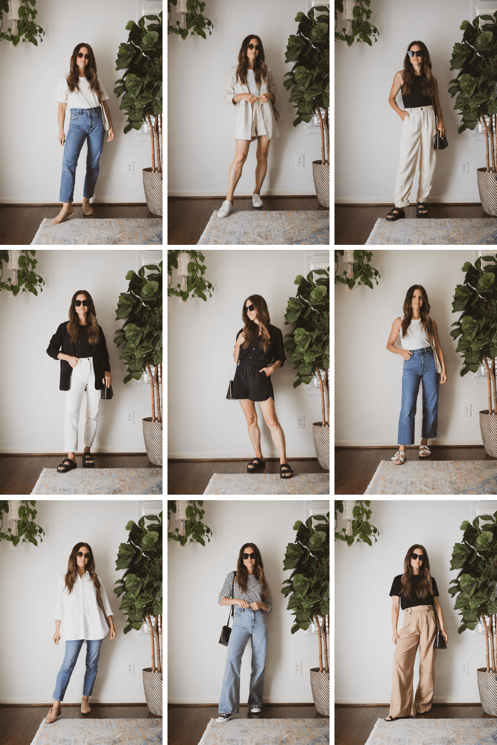 Nine Minimal Outfits For Spring & Summer