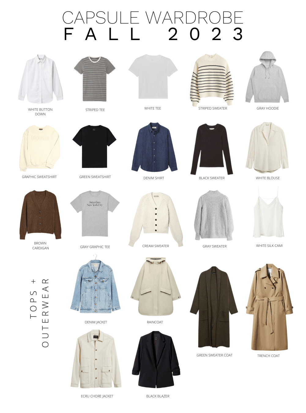 Fall Capsule Wardrobe 2023