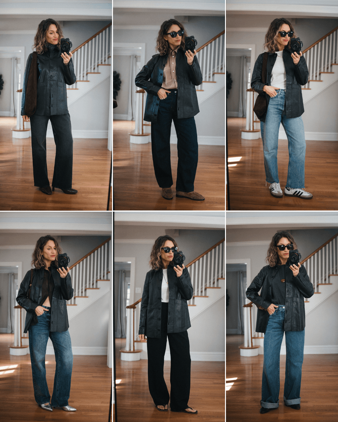Black Leather Jacket Outfits