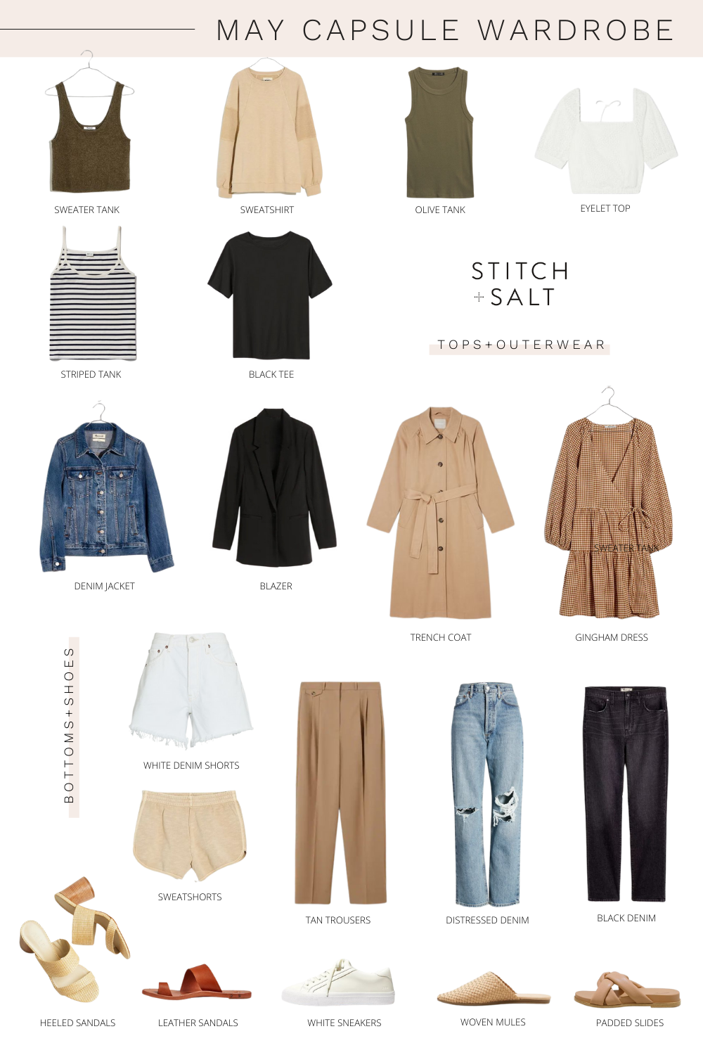 Nine Minimal Outfits For Spring & Summer - Stitch & Salt