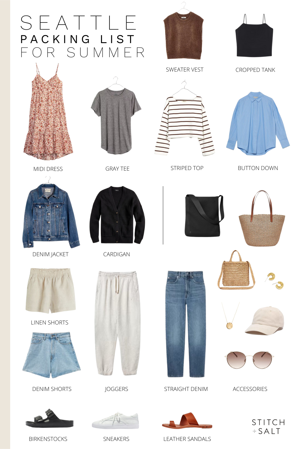 Seattle Packing List + Vacation Outfits - Stitch & Salt
