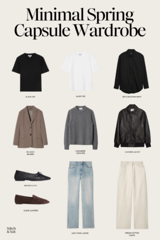 Spring Capsule Guide: Minimal Style - Stitch & Salt