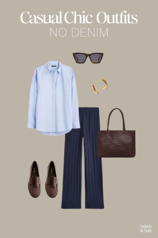 Casual Chic Outfits - No Jeans! - Stitch & Salt