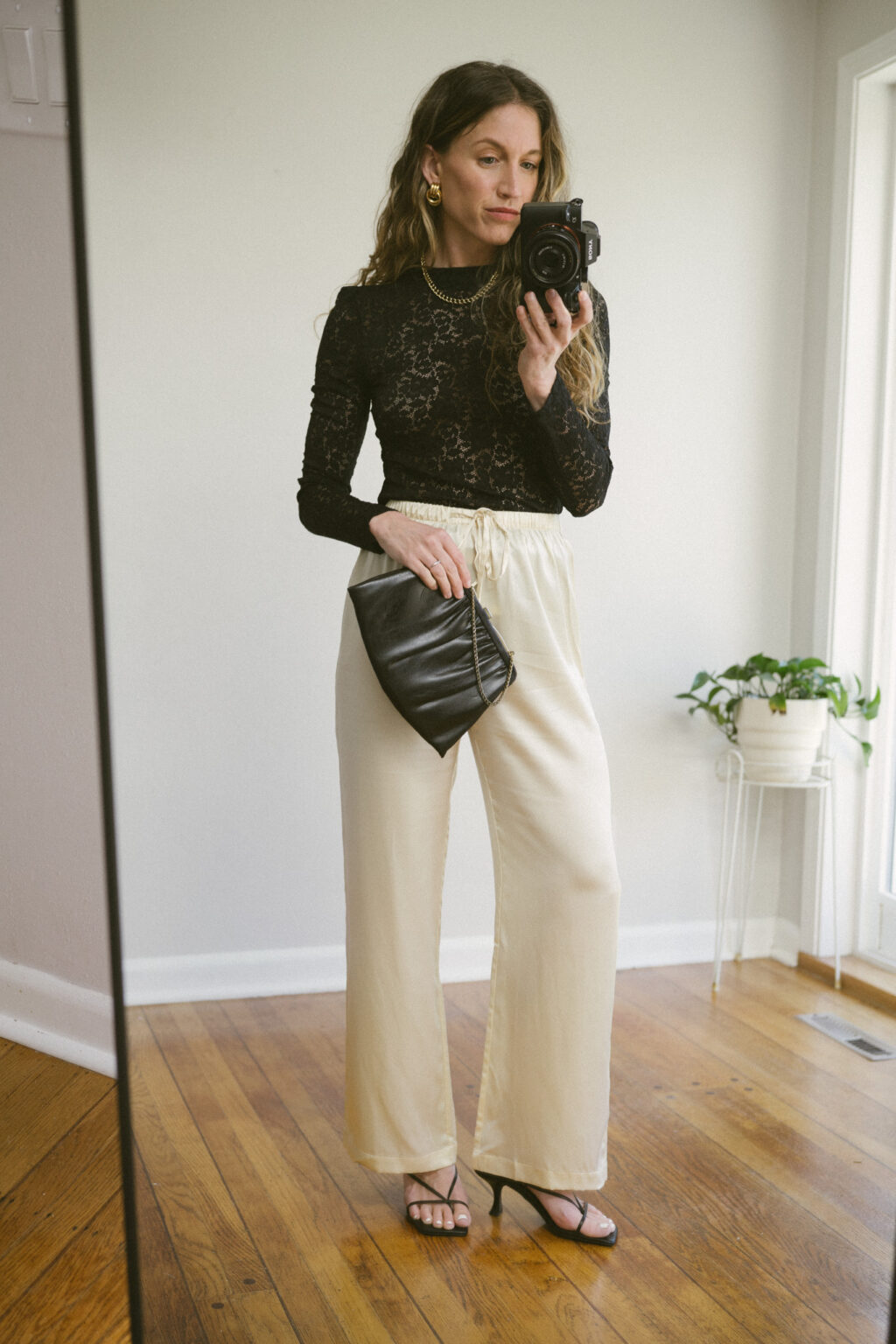 Tailored Silk Pants