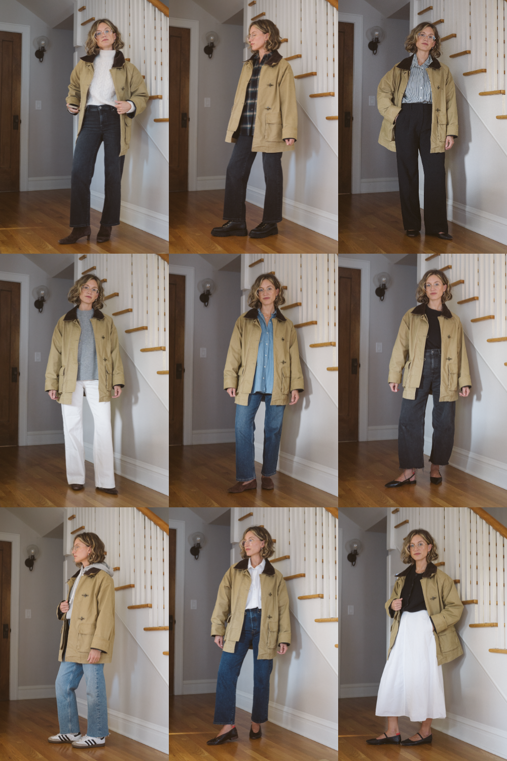 nine barn jacket outfits for fall