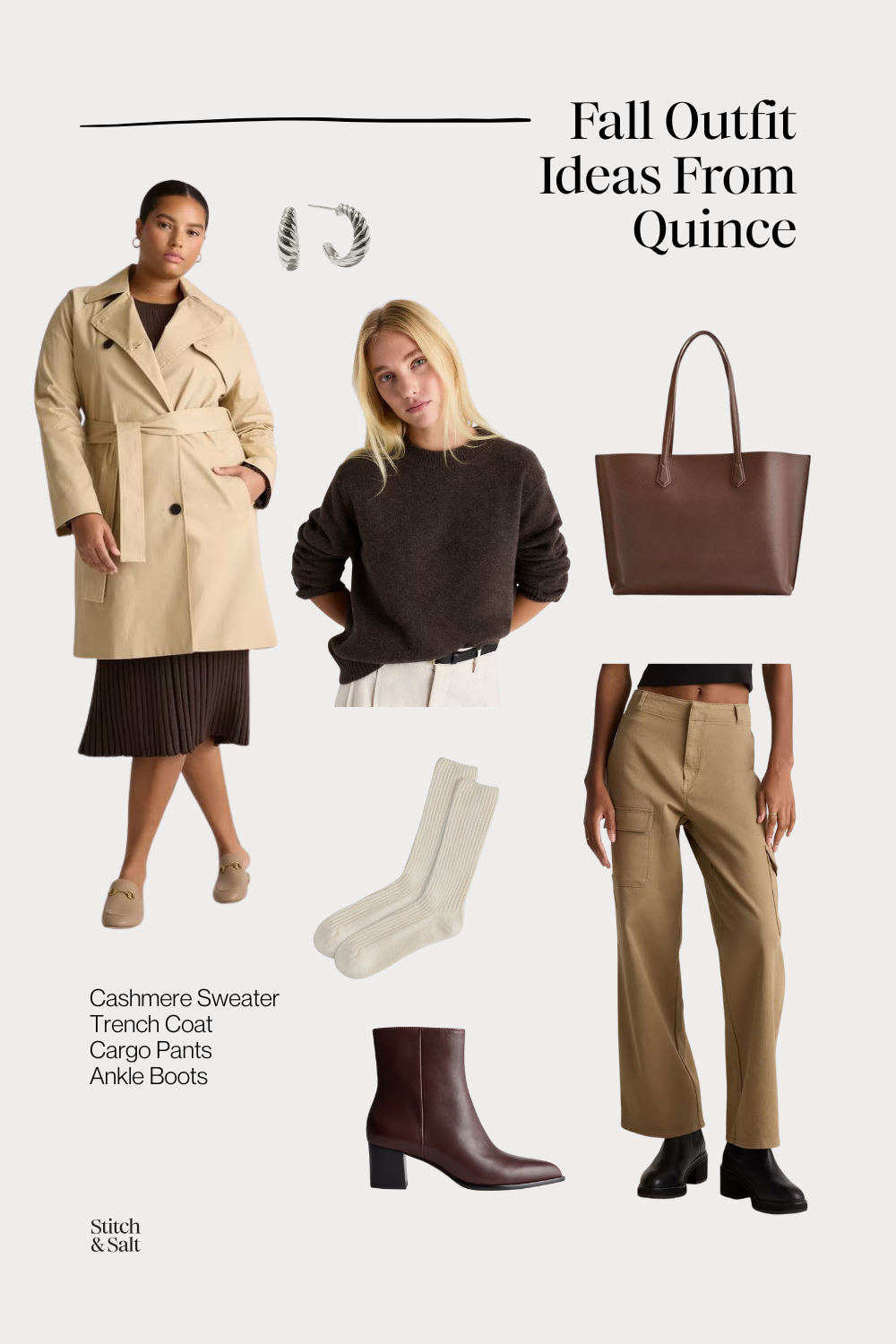 fall outfit ideas from Quince