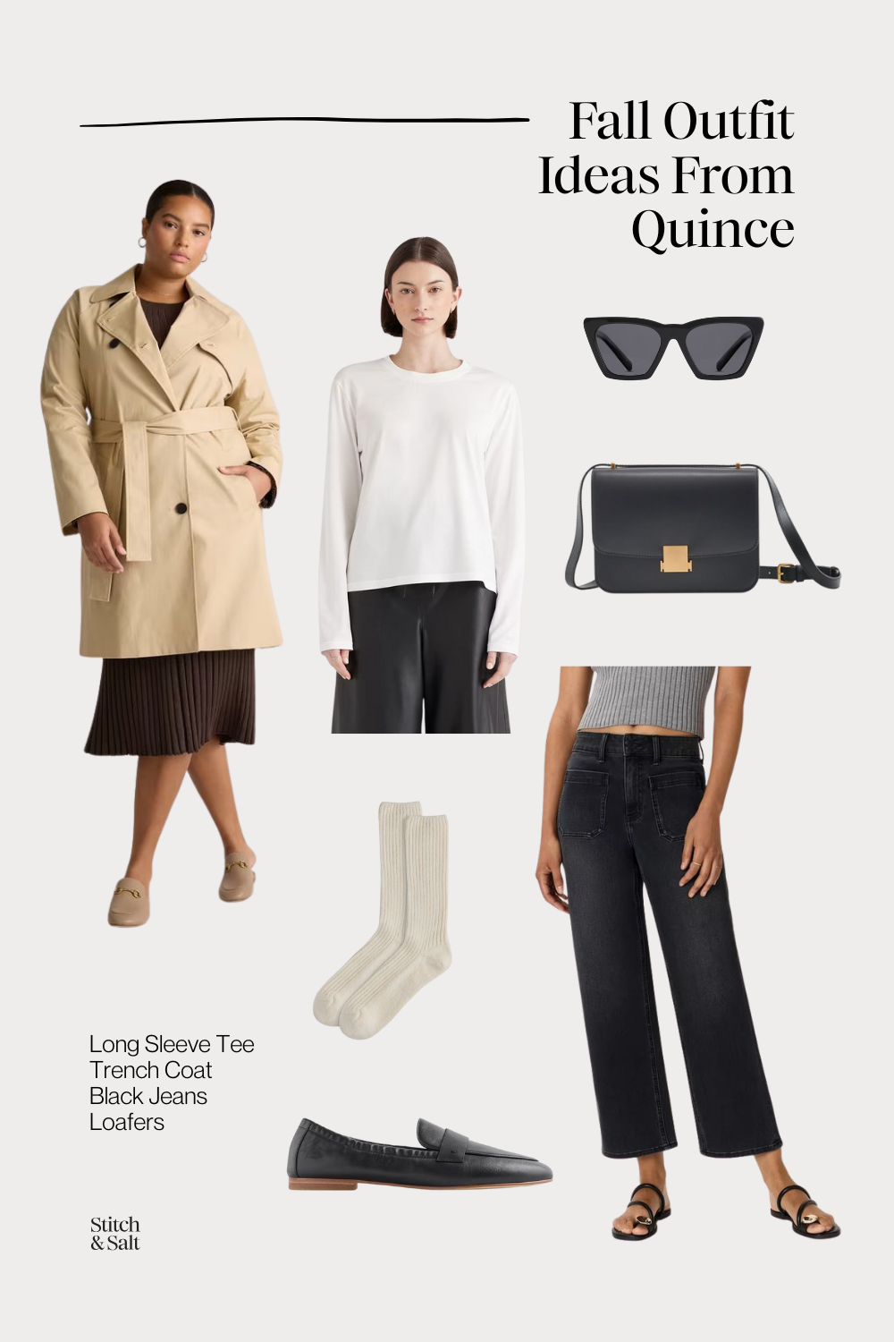 fall outfit ideas from Quince