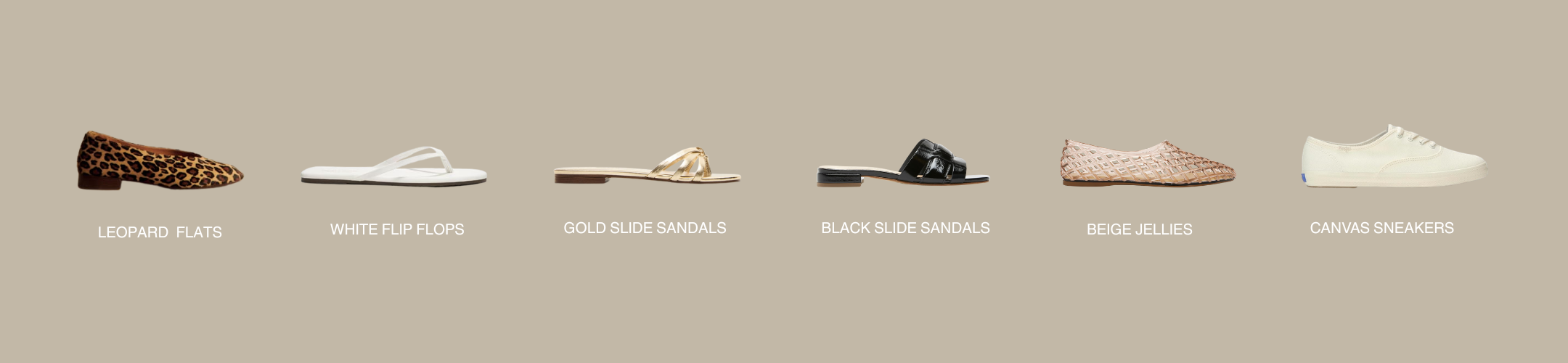 spring capsule wardrobe shoes