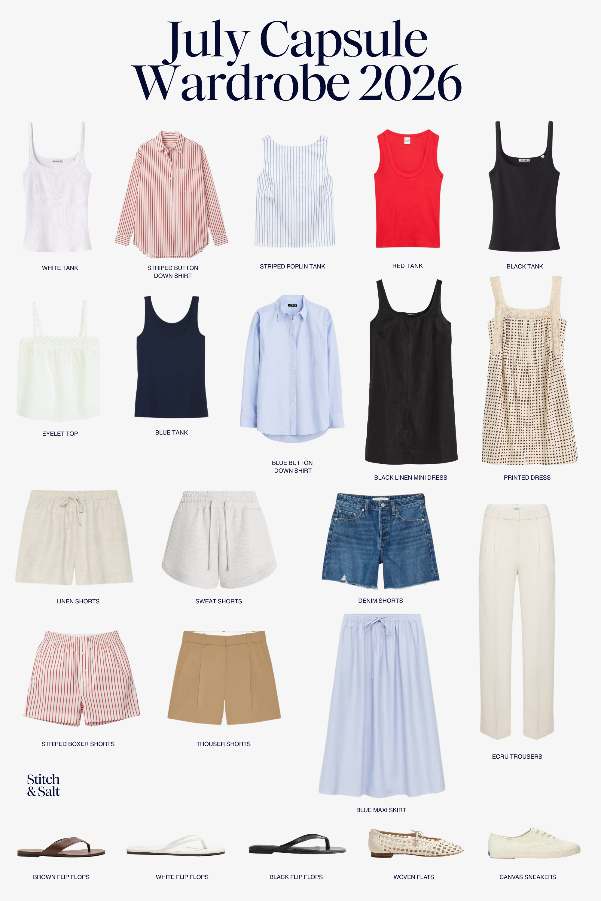 summer capsule wardrobe